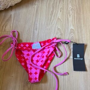 Blackbough Pink and Red Circle Bikini Bottom